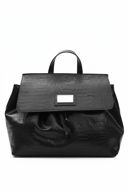 Czarna torba Pompei Donatella - widok z przodu